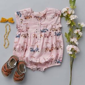 Pink Chicken Strawberry Cream Bicycles Winnie Bubble 18-24 Months